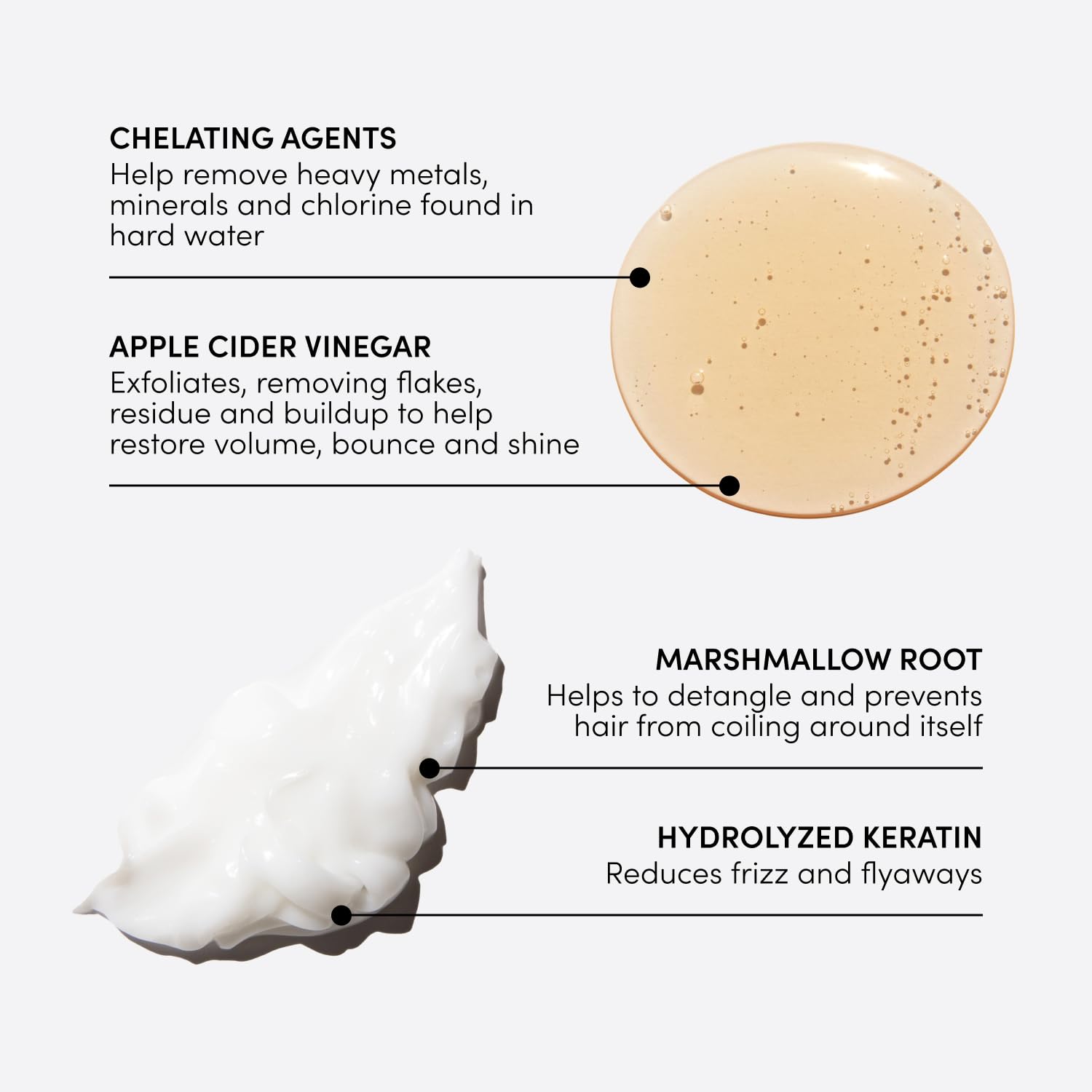 OUAI Thick Conditioner tube closeup highlights deep moisture for thick hair.