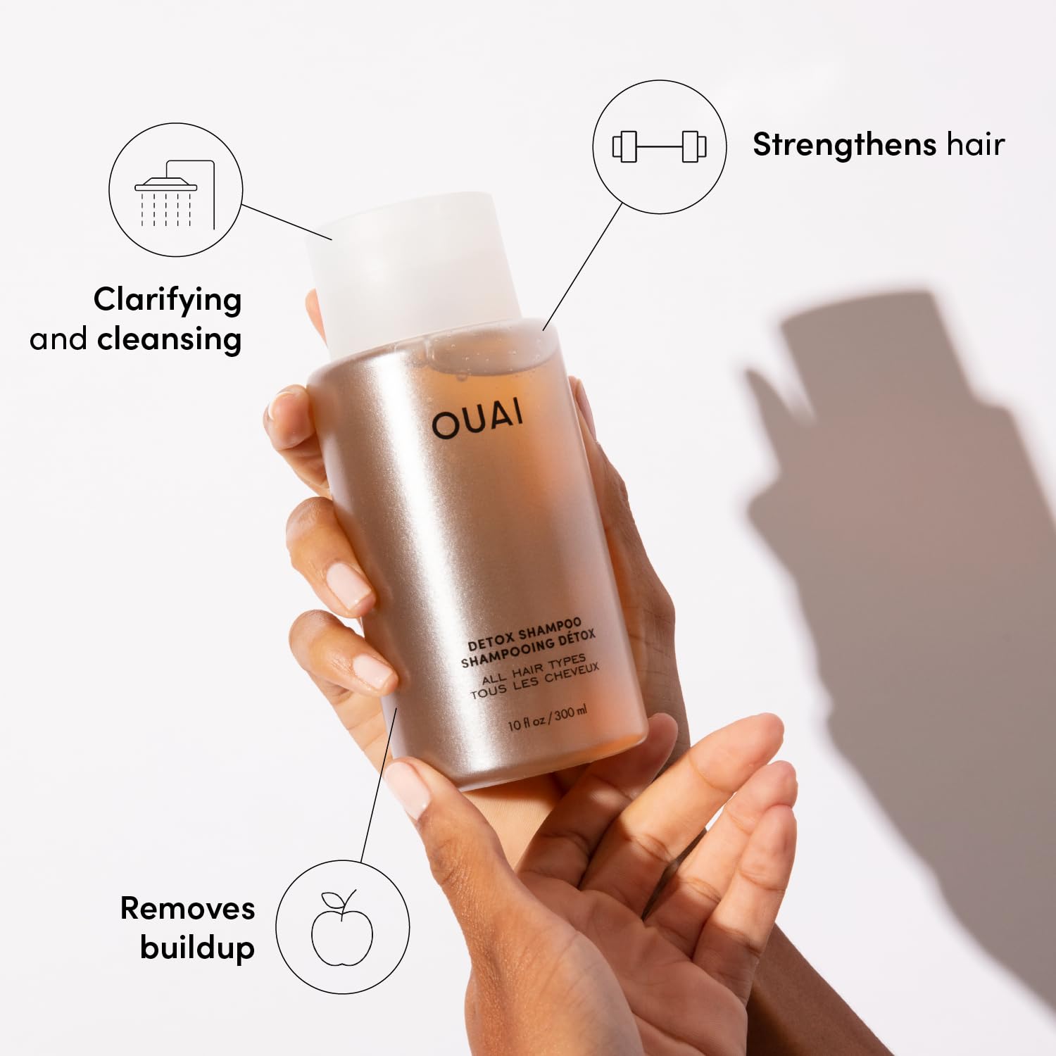 OUAI Travel Kit packaging close-up highlights compact design.