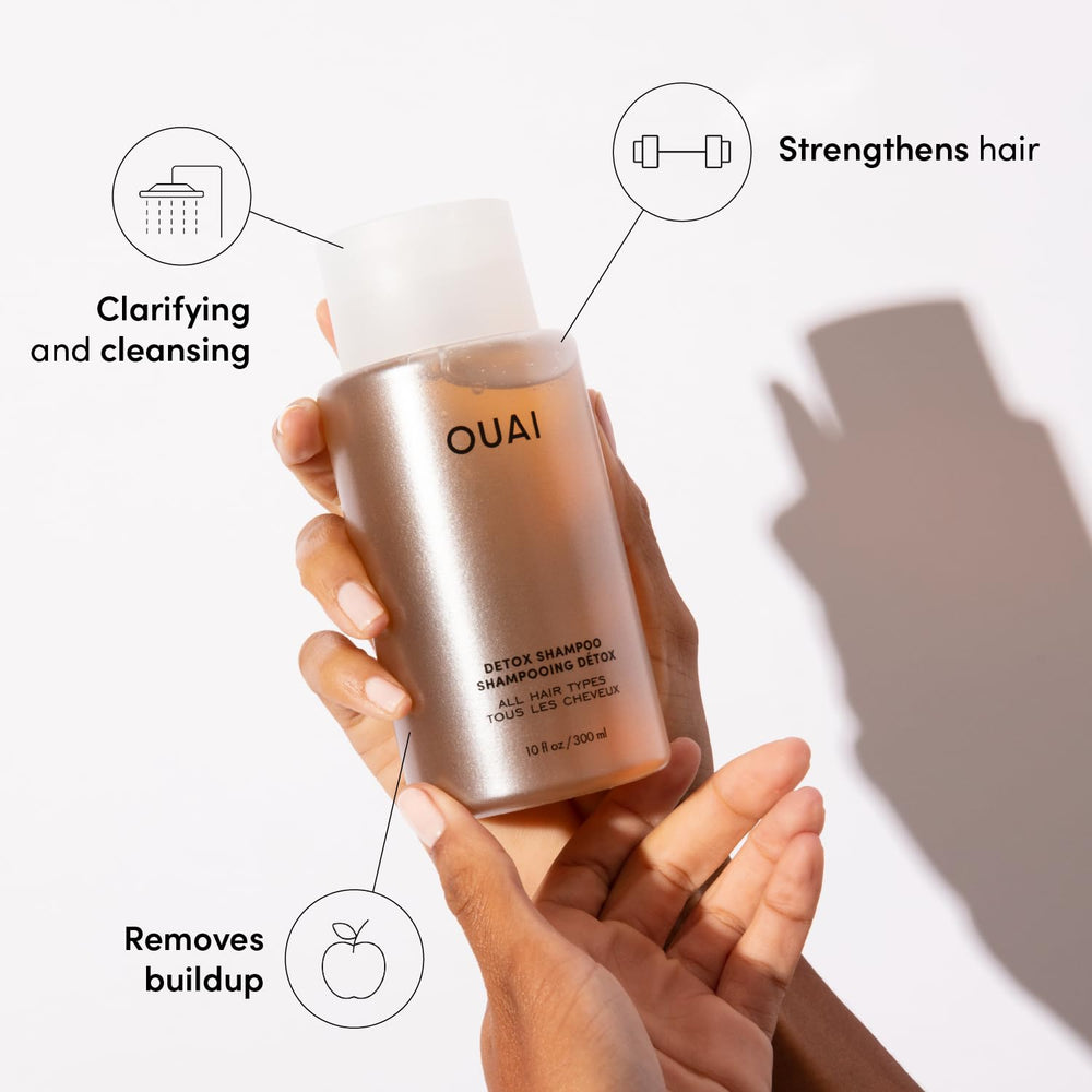 OUAI Travel Kit packaging close-up highlights compact design.