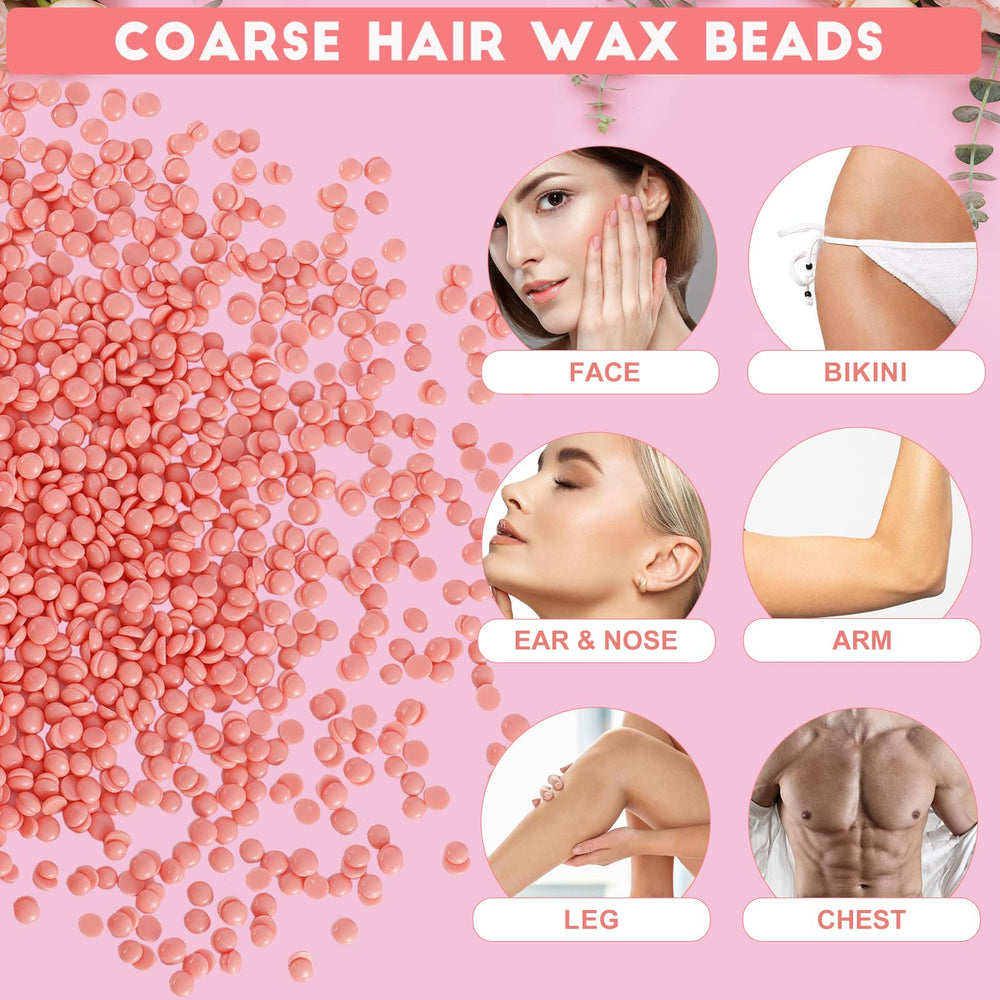 OudaHeat root-grip wax removes hair from the root for smoother results