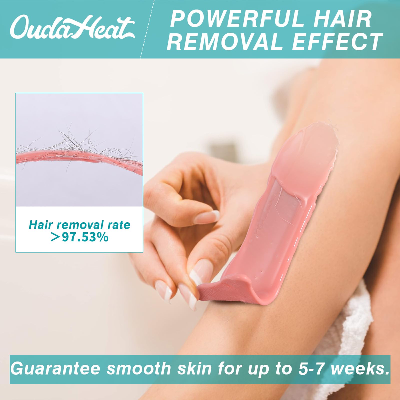 OudaHeat disposable gloves for clean, hygienic waxing sessions
