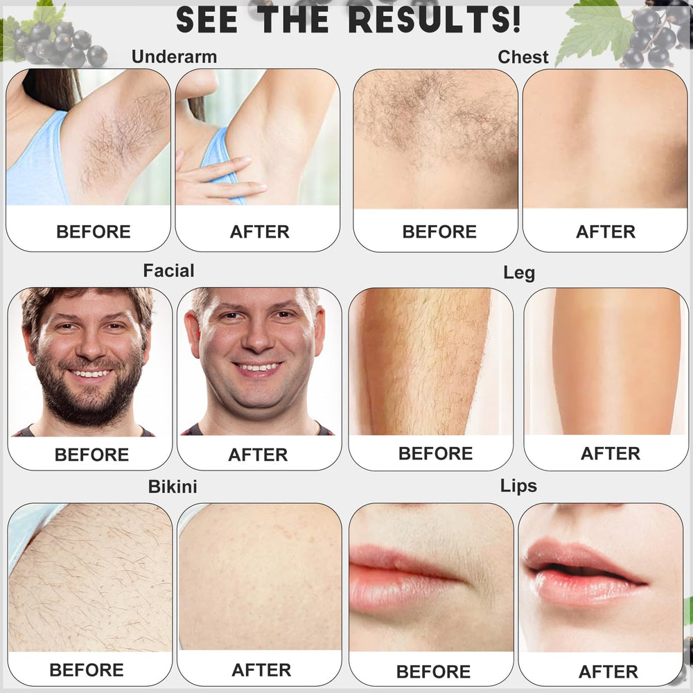 OudaHeat sensitive-skin formula wax beads minimize irritation for full-body and facial waxing