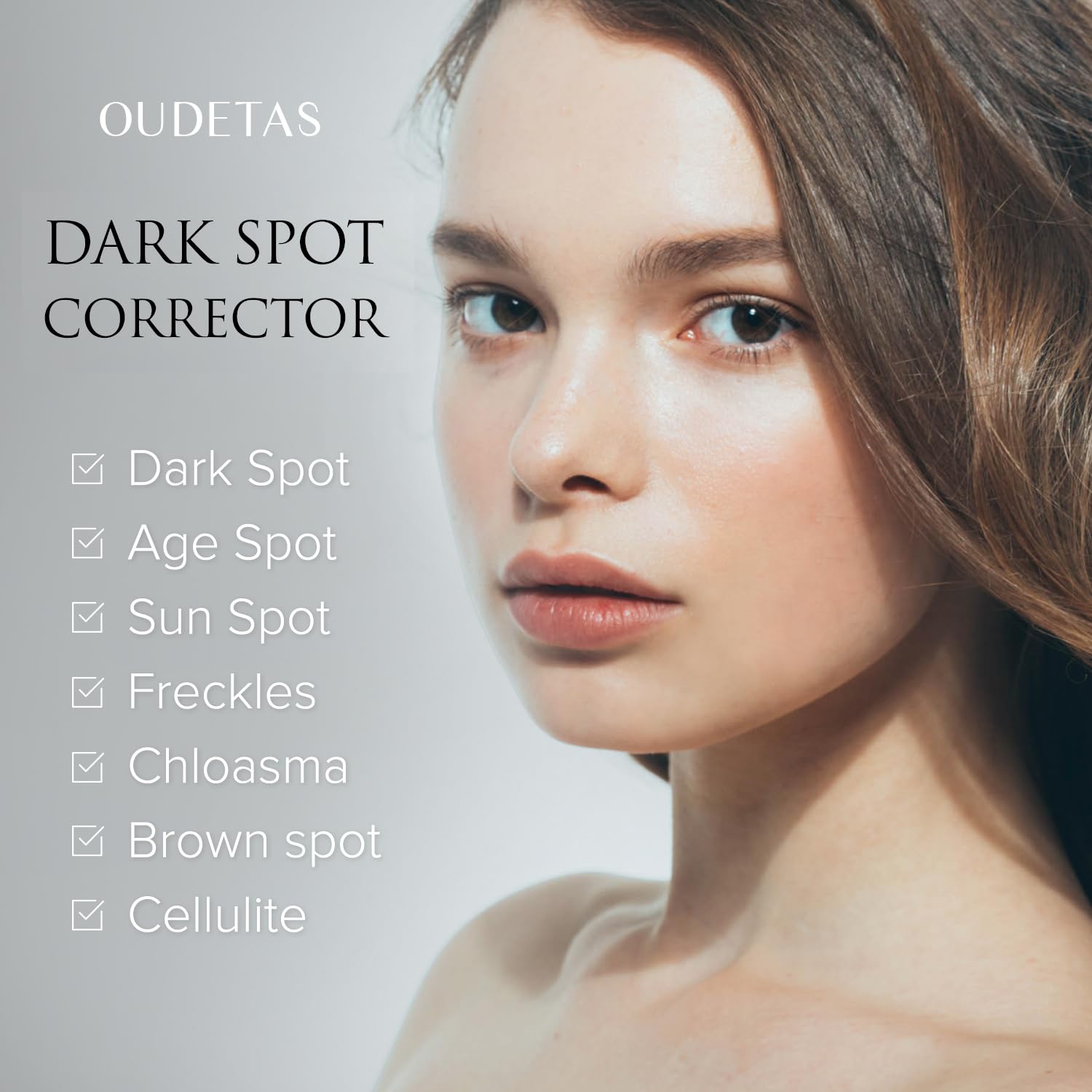Oudetas Dark Spot Remover body roller treats freckles and age spots on torso and limbs.