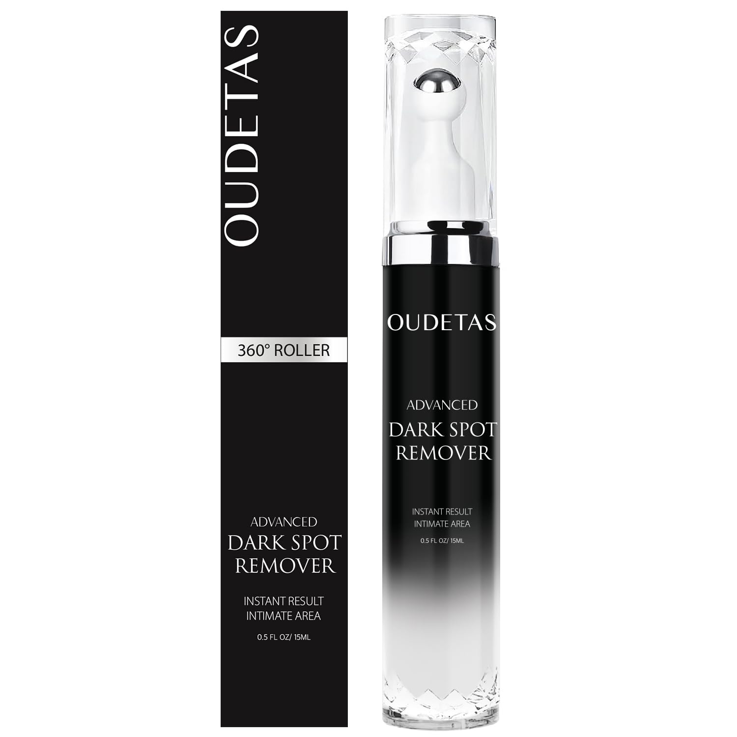 Oudetas Dark Spot Remover face roller targets sun spots for a smoother complexion.