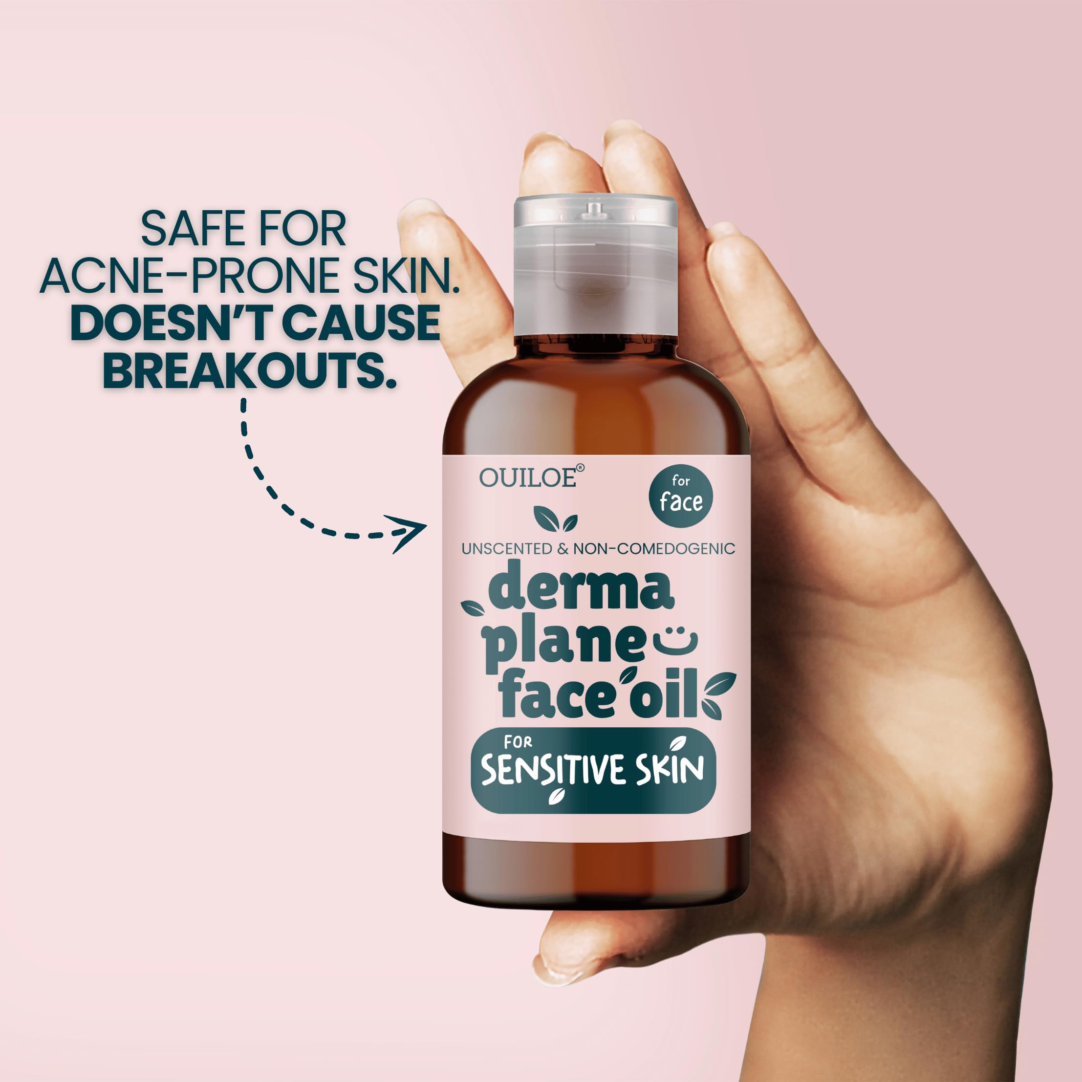 Dermaplaning session close-up highlights skin-protective hydration barrier.
