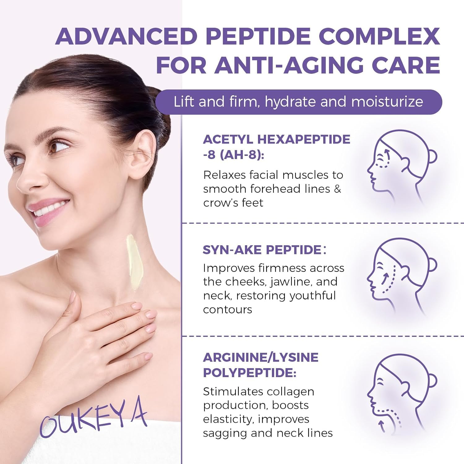OUKEYA hyaluronic acid and squalane boost for deep hydration