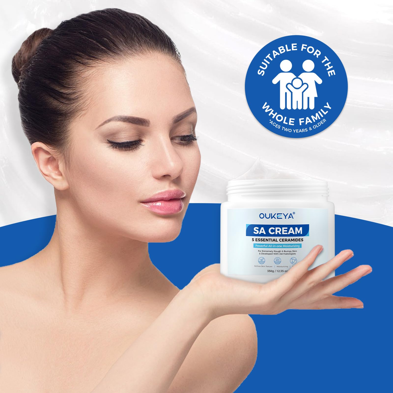 OUKEYA SA dermatologist-developed formula on skin care routine