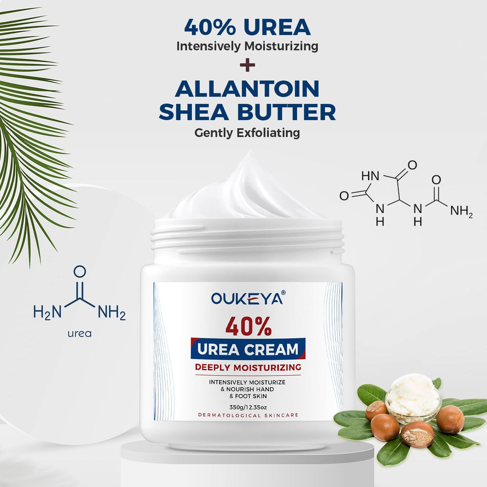 OUKEYA Urea Cream 40% hand application soothing dry skin