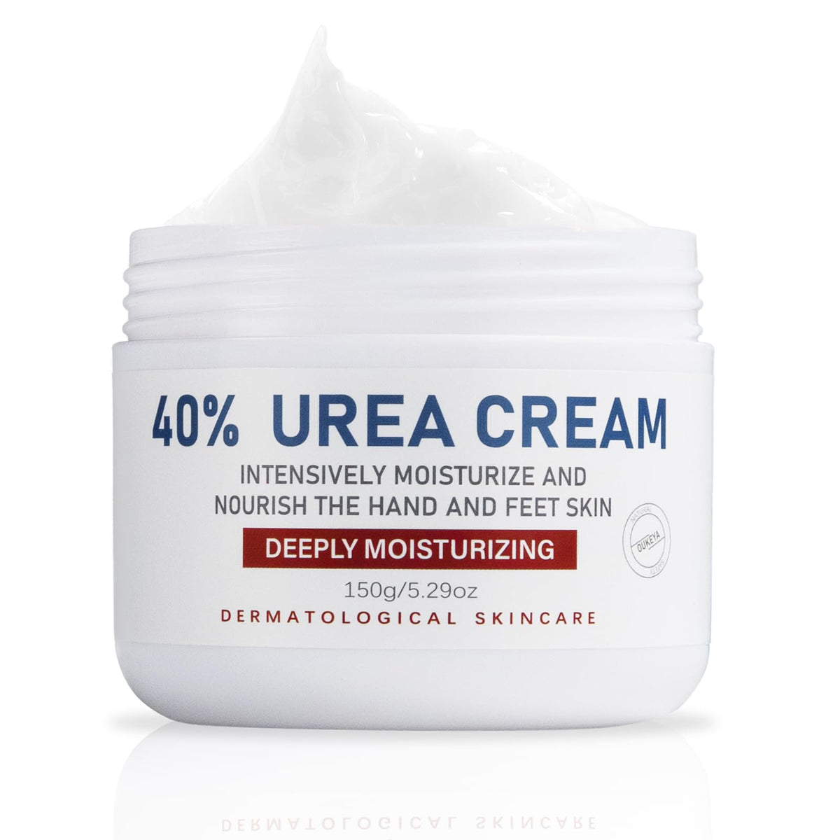 OUKEYA Urea Cream 40% packaging for premium foot and hand care.
