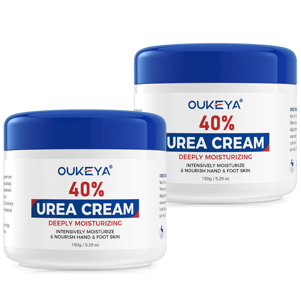 OUKEYA 40% urea cream tube for targeted hydration.