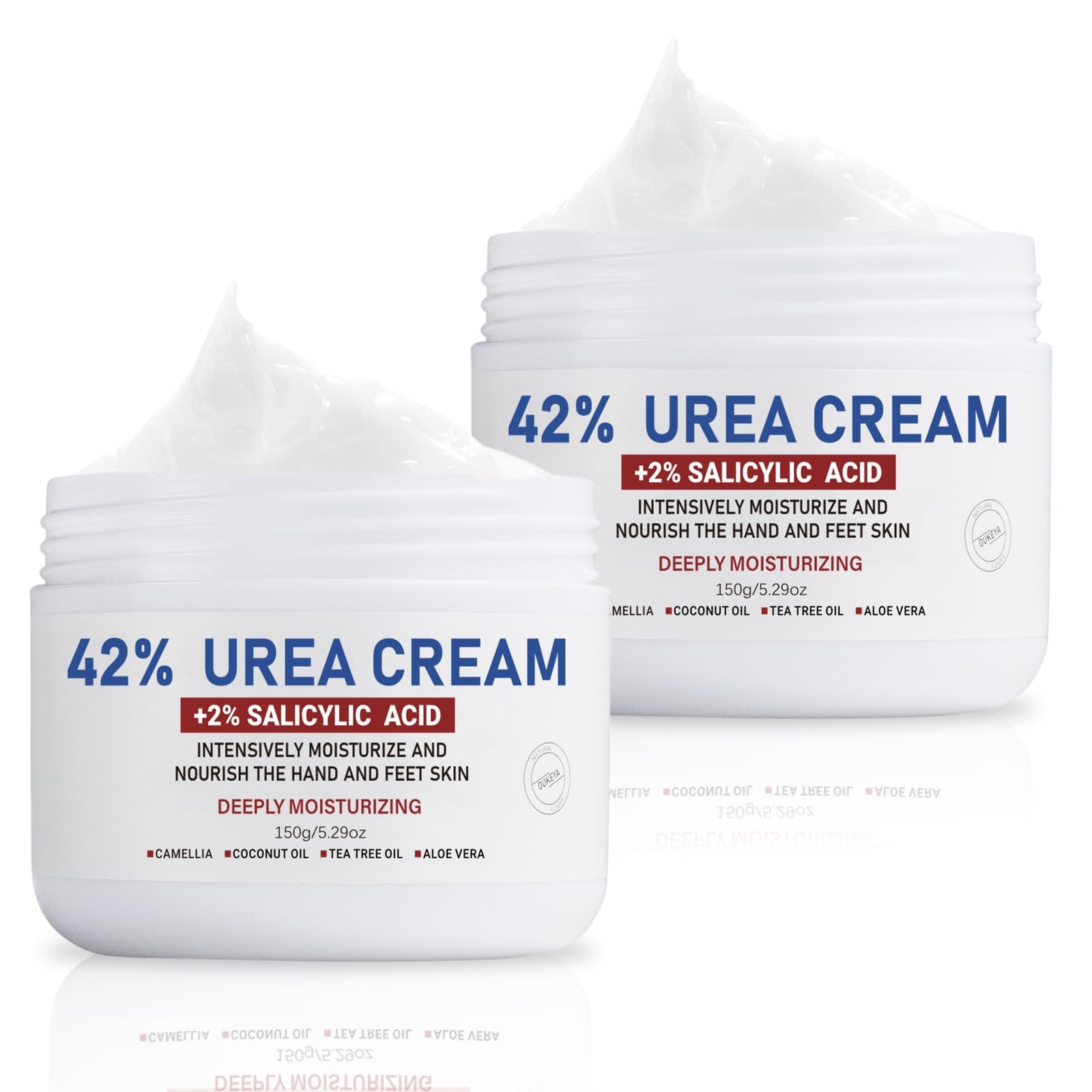 OUKEYA Urea Cream 42% bottle and packaging for daily foot care
