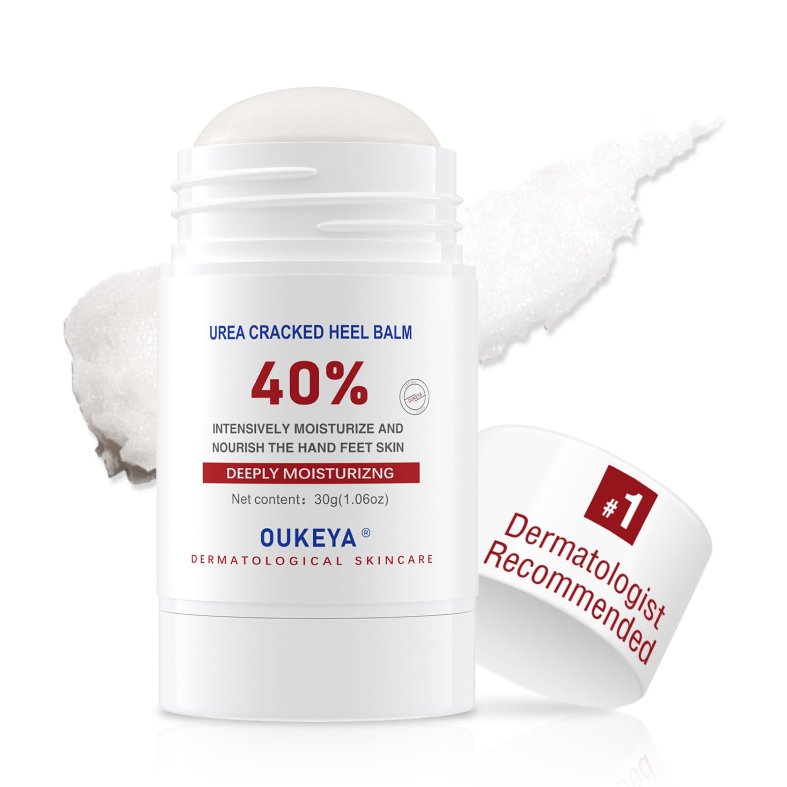 OUKEYA urea cream stick on heel for deep hydration and smoothing