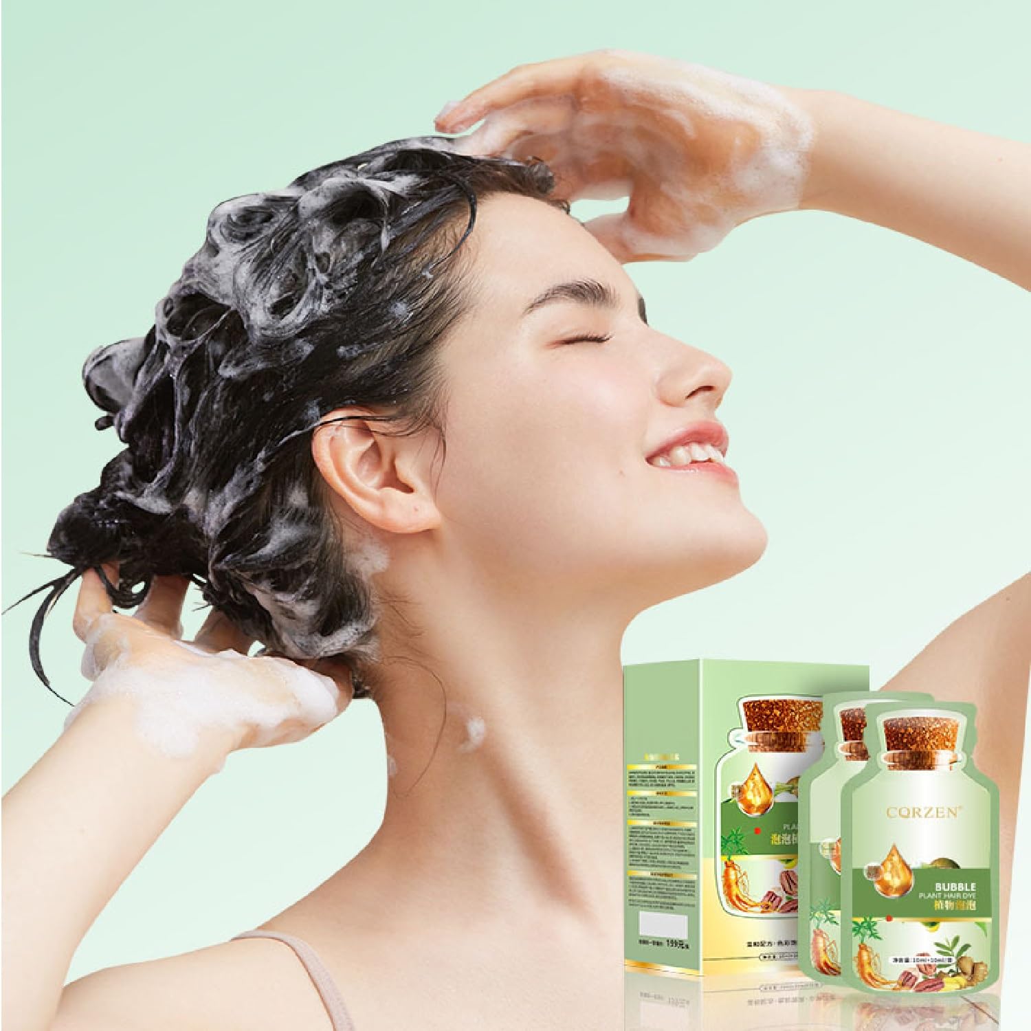 OUKPANE HUANG YI bubble shampoo foam with rich bubbles