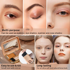 Oulac Brow Pomade Ginger Pot offers precise, defined shaping.