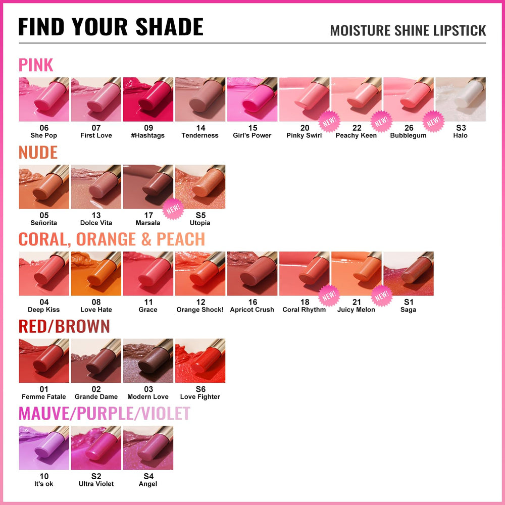 Compact Oulac lipstick tube ready for purse or travel use.
