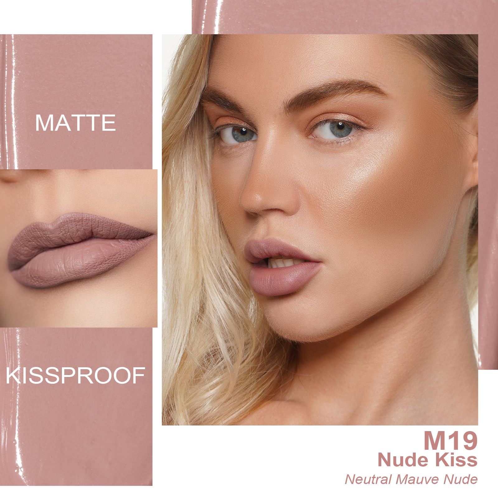 Oulac lipstick tube application swatch highlights rich pigmentation and even coverage