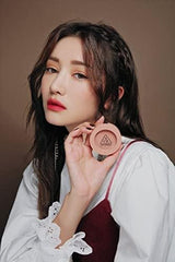 OULANAO 3CE nude peach blush compact for quick, even application.