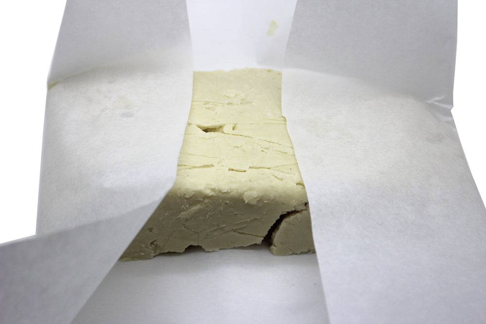 Our Earth's Secrets hand-cut shea butter preserves nutrients for homemade products