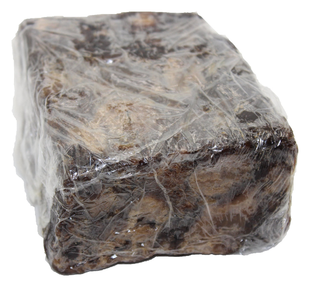 Our Earth's Secrets African Black Soap ingredients layout with coconut oil and shea butter