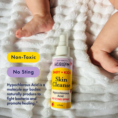 Our Family's Heirloom HOCl spray for eczema and irritated skin on kids