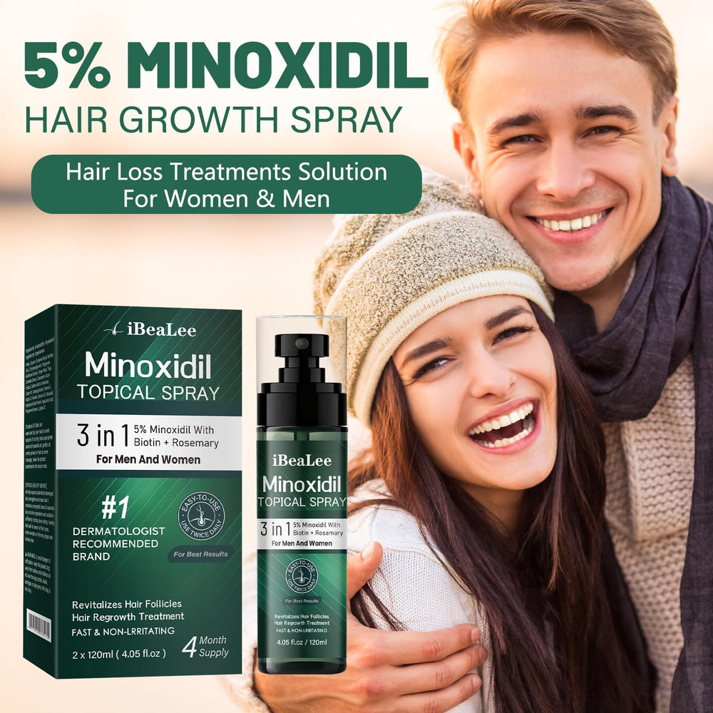 OURMUST Twin-pack packaging showing two bottles for ongoing regrowth support.