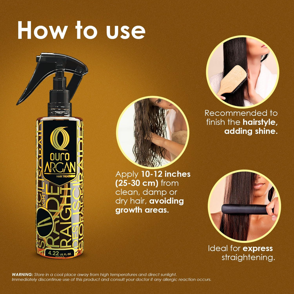 OURO Argan Oil label close-up indicates 100% pure Moroccan argan oil.