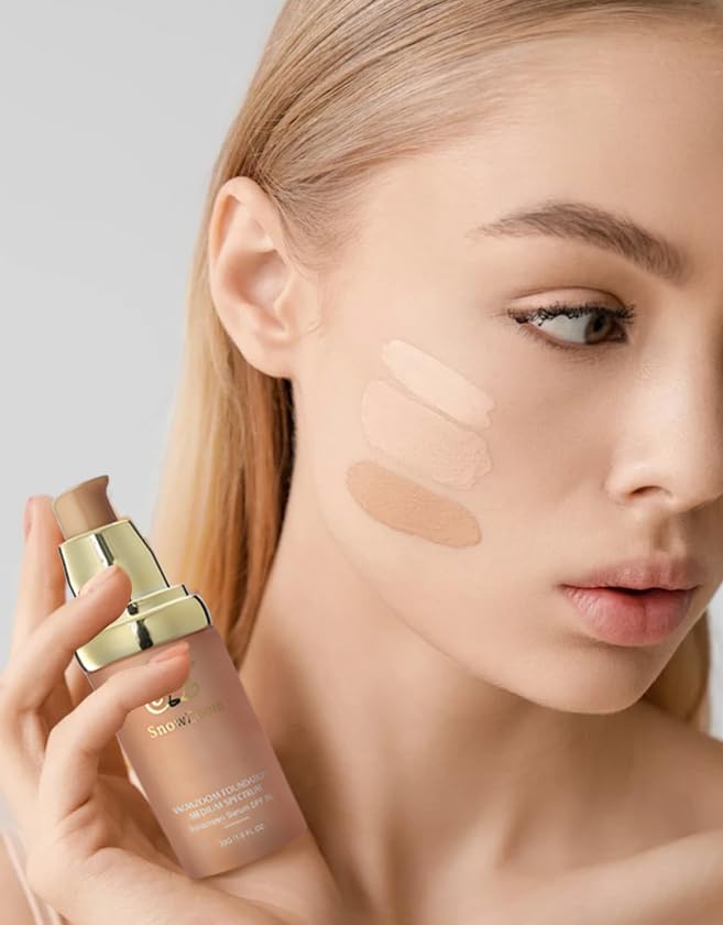 OUSHANG waterproof long-wear foundation stays put through sweat and workouts.