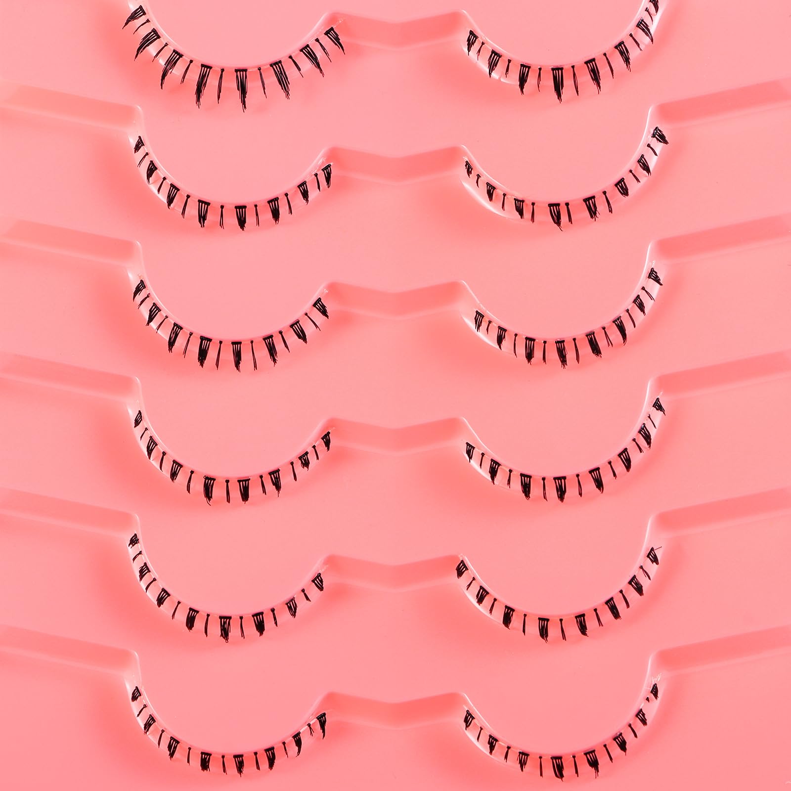 Outopen bottom lashes ideal for cosplay or daily looks.