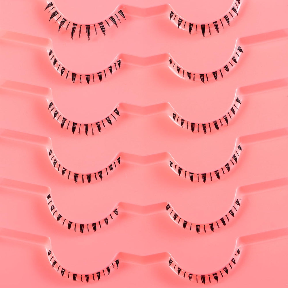 Outopen bottom lashes ideal for cosplay or daily looks.
