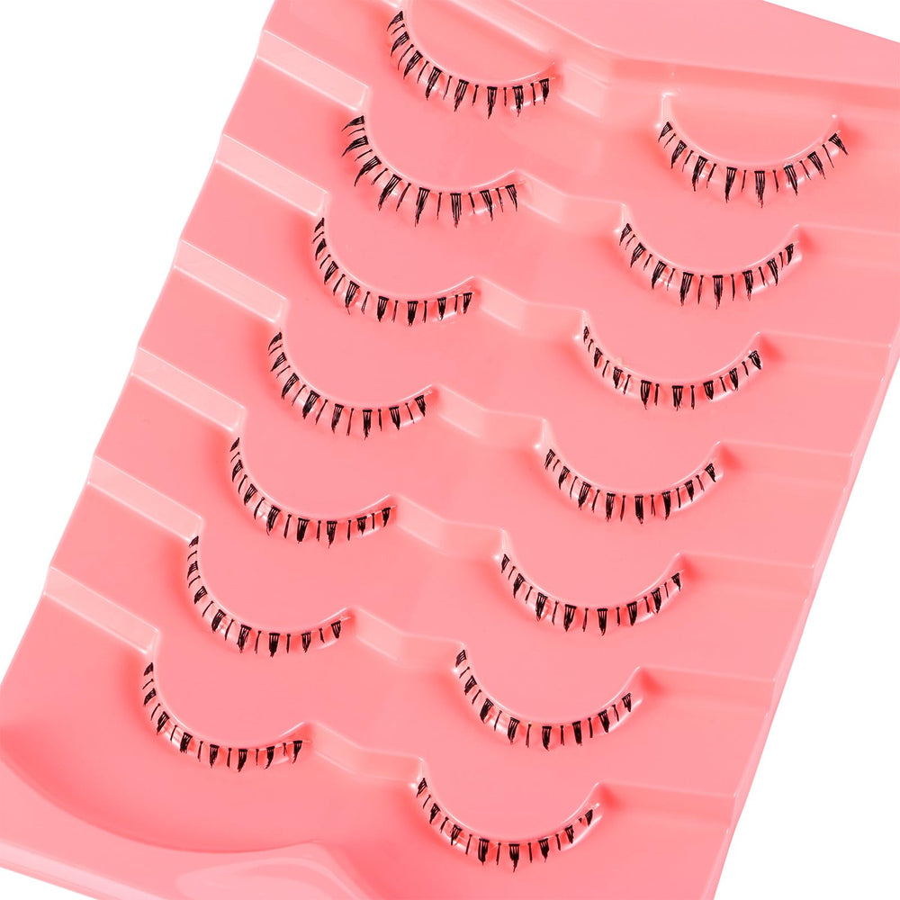Outopen lower lashes are handmade soft and lightweight for comfort.