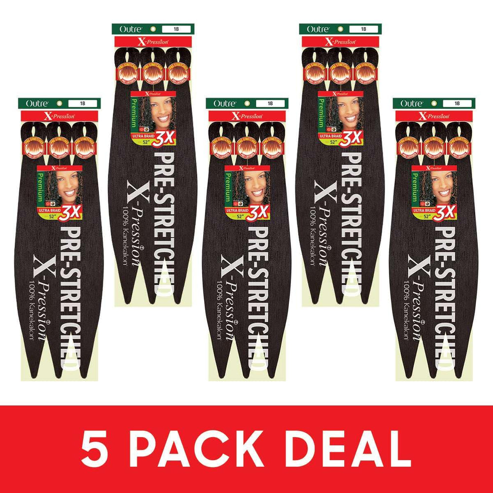 Outre X-Pression Braid pre-stretched for smoother, quicker twists
