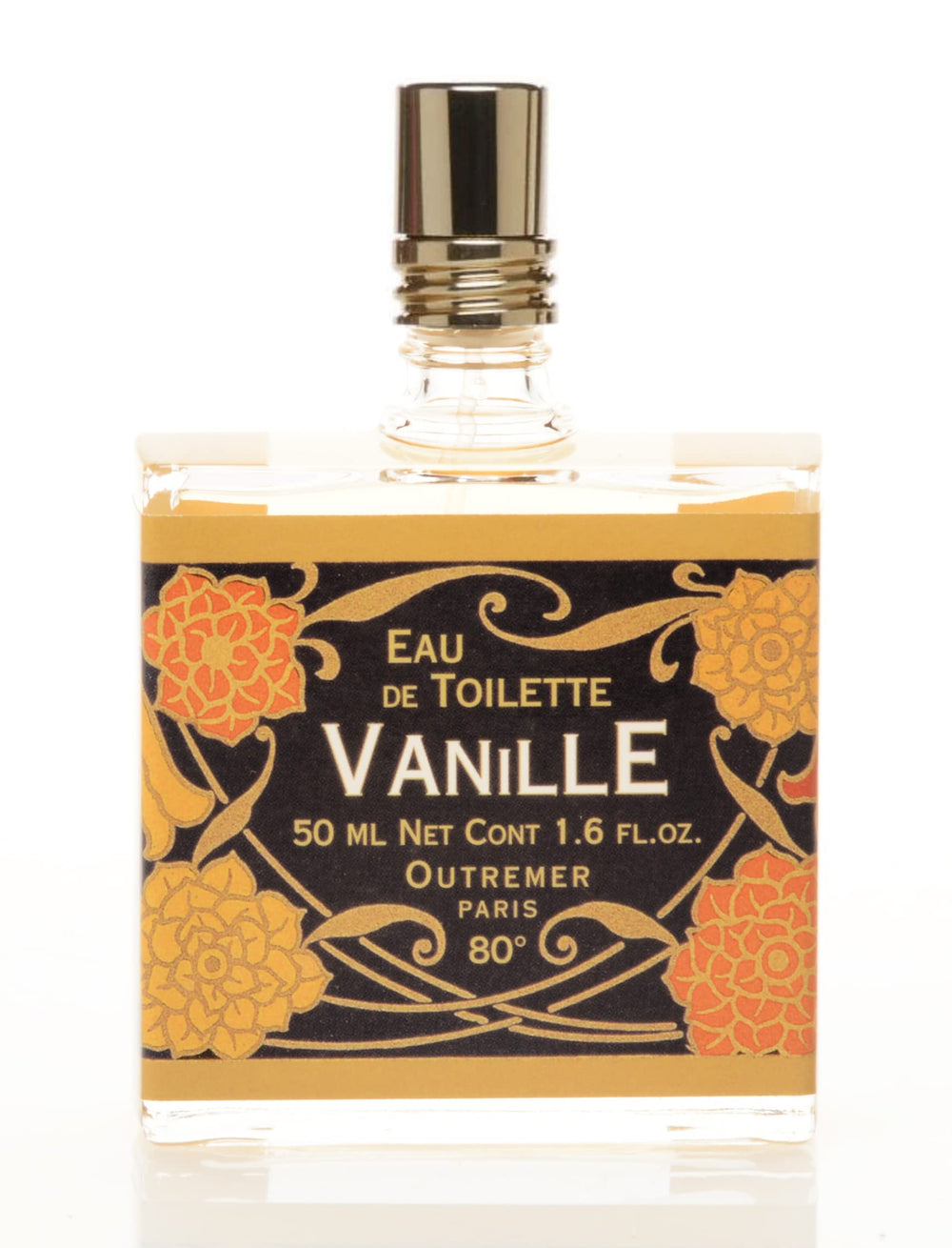 Outremer Paris Vanille EDT bottle front view, creamy vanilla gourmand notes for everyday elegance.