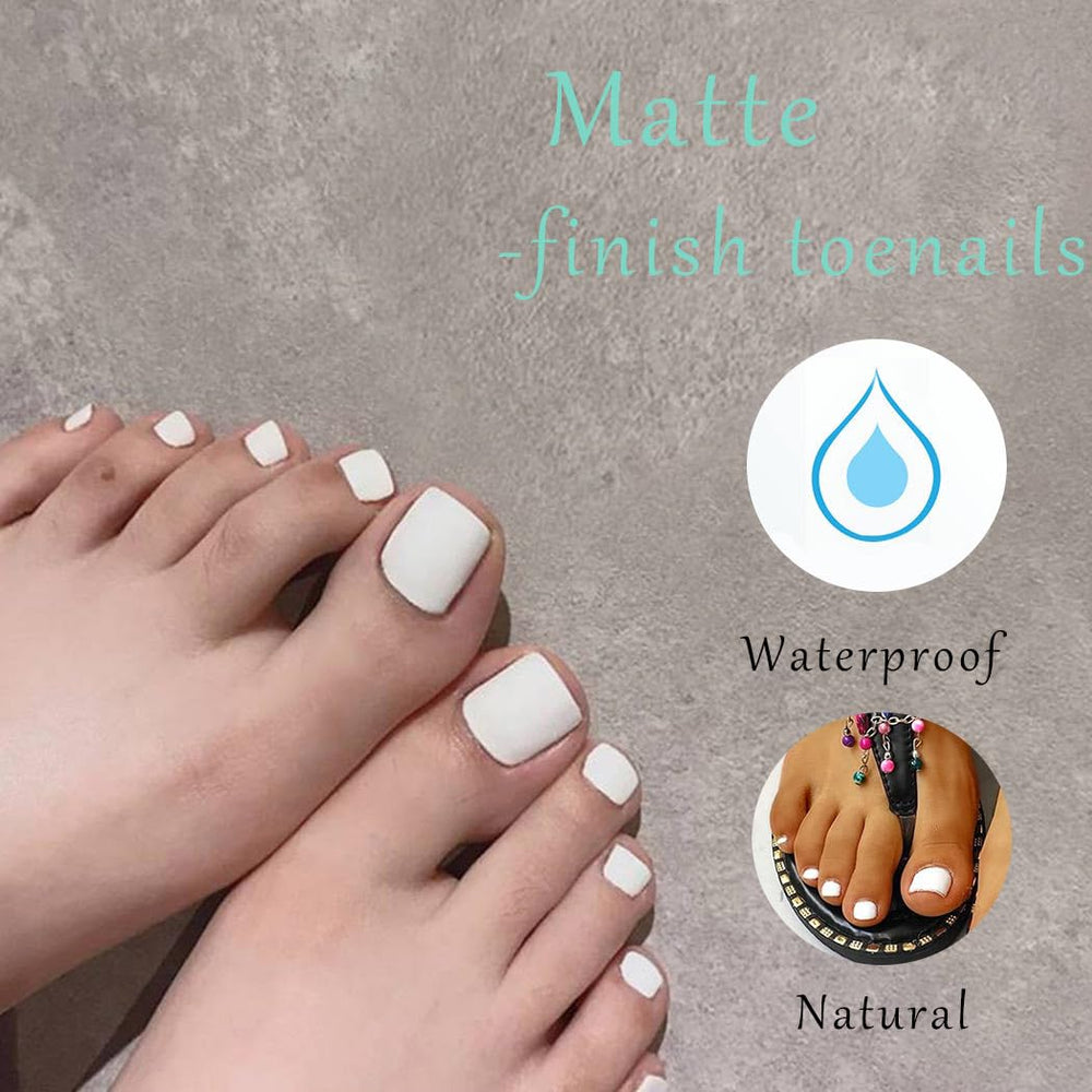 Outyua toe nails 12 sizes set for precise fit and easy customization