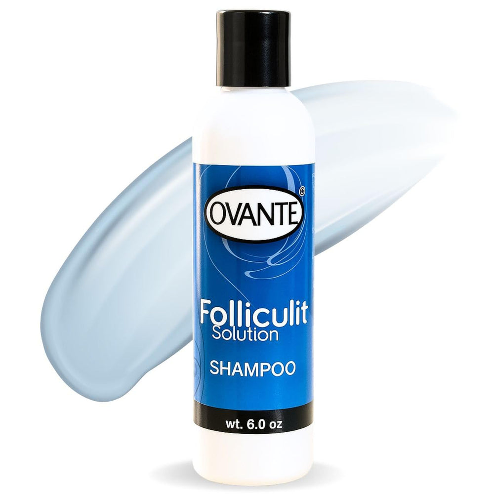 OVANTE Folliculit Solution bottle-tea-tree-label for scalp cleansing