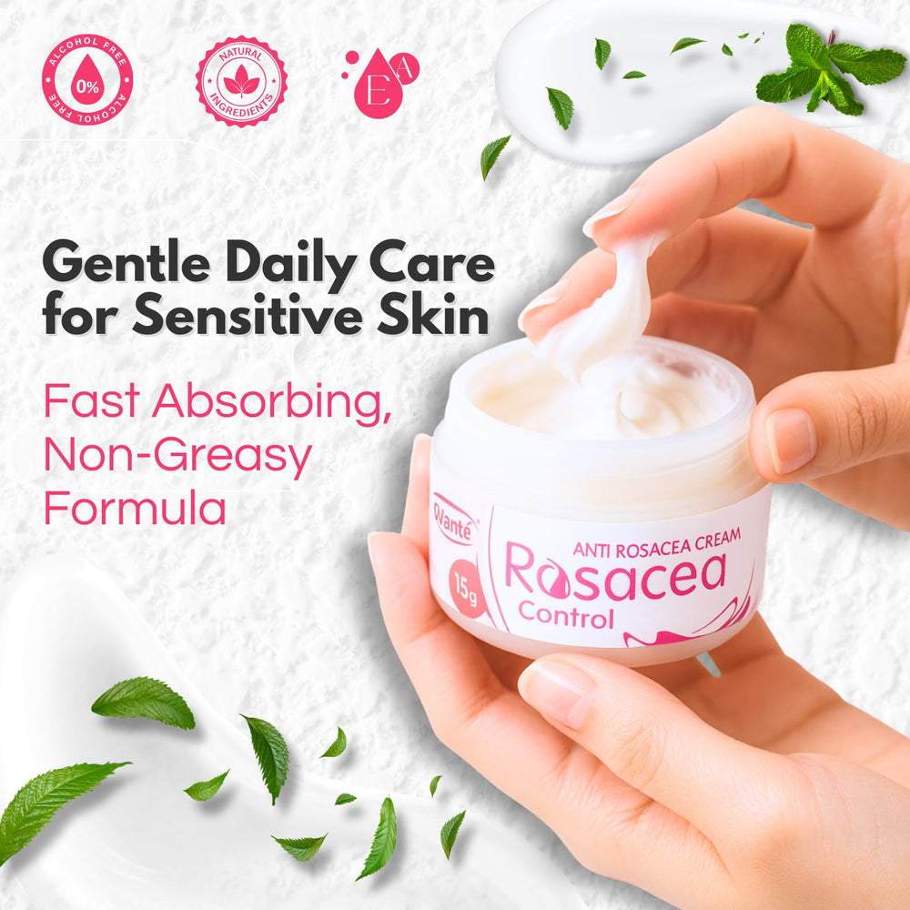 Ovante rosacea cream texture soothing facial redness areas