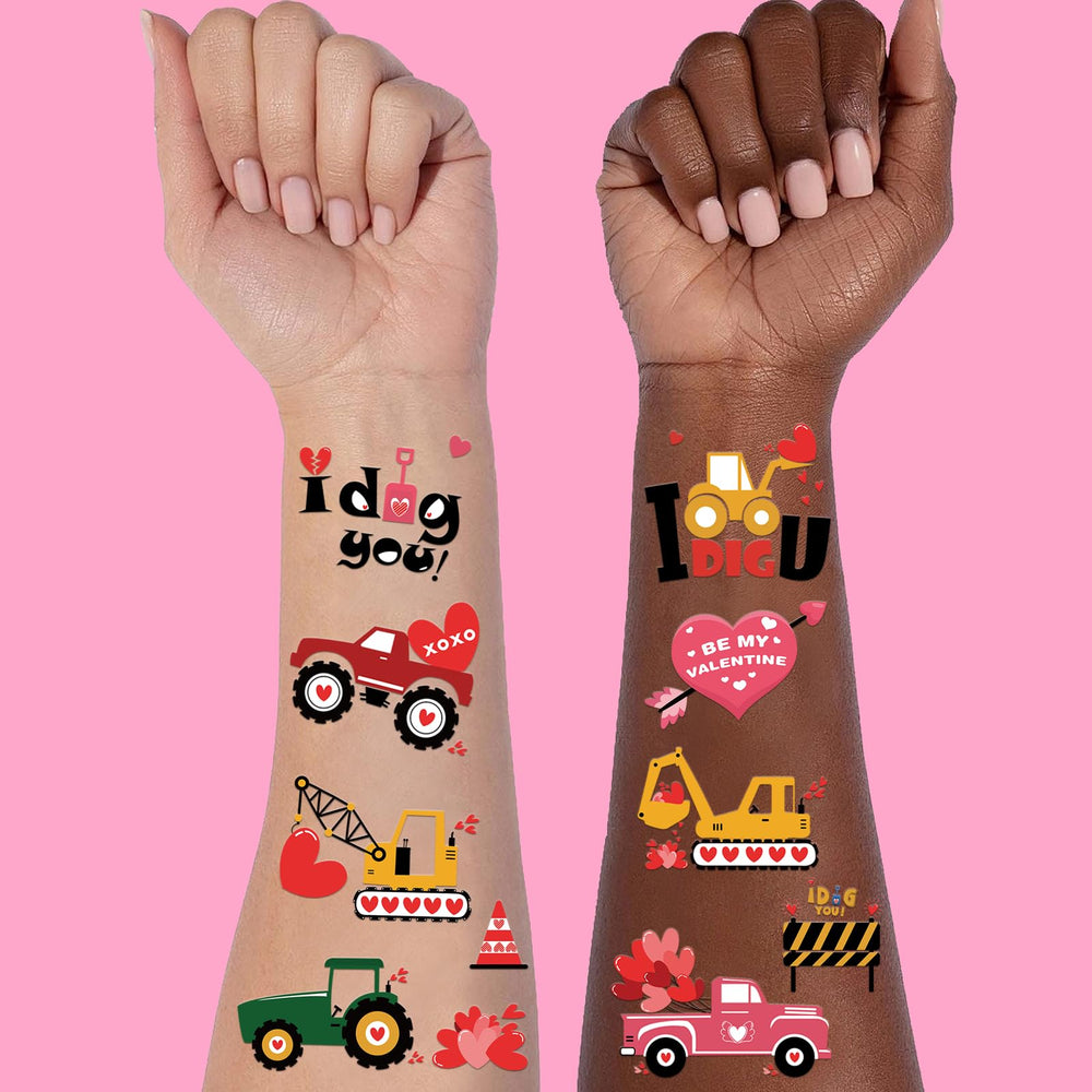Ovasorve heart motifs and candy designs for kids' activities.