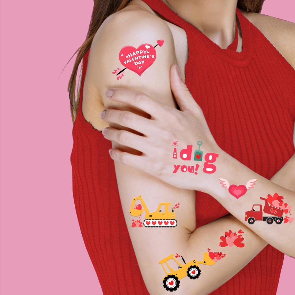 Ovasorve I Dig You design tattoos add playful flair to party favors.