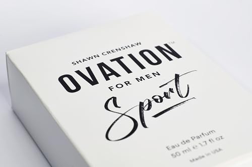 Ovation for Men Sport close-up reveals warm wood notes and cedar