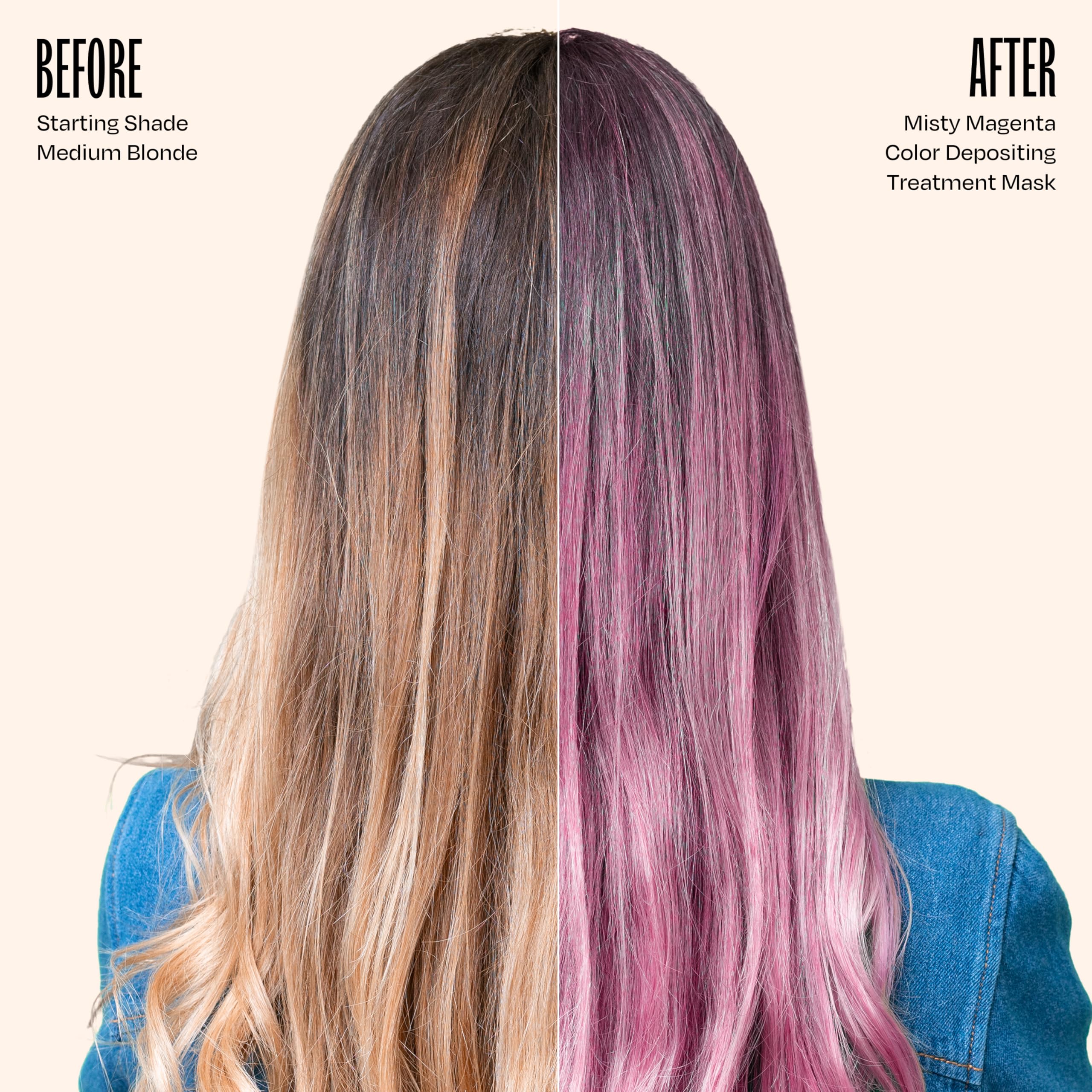 oVertone applying to dry hair demonstrates 10–15 minute color process.