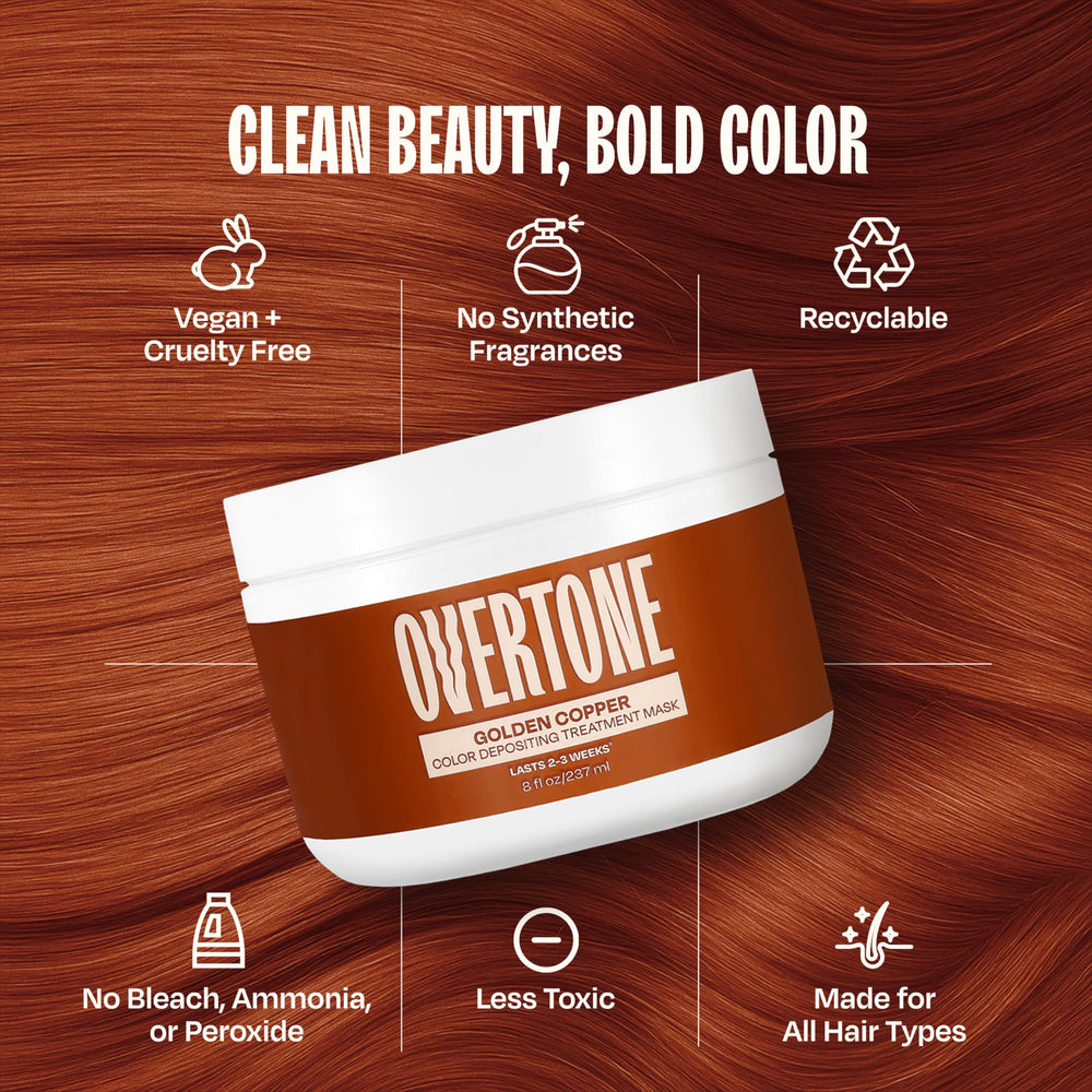 Overtone coconut-oil-look shows ingredients supporting moisture and smoothness.