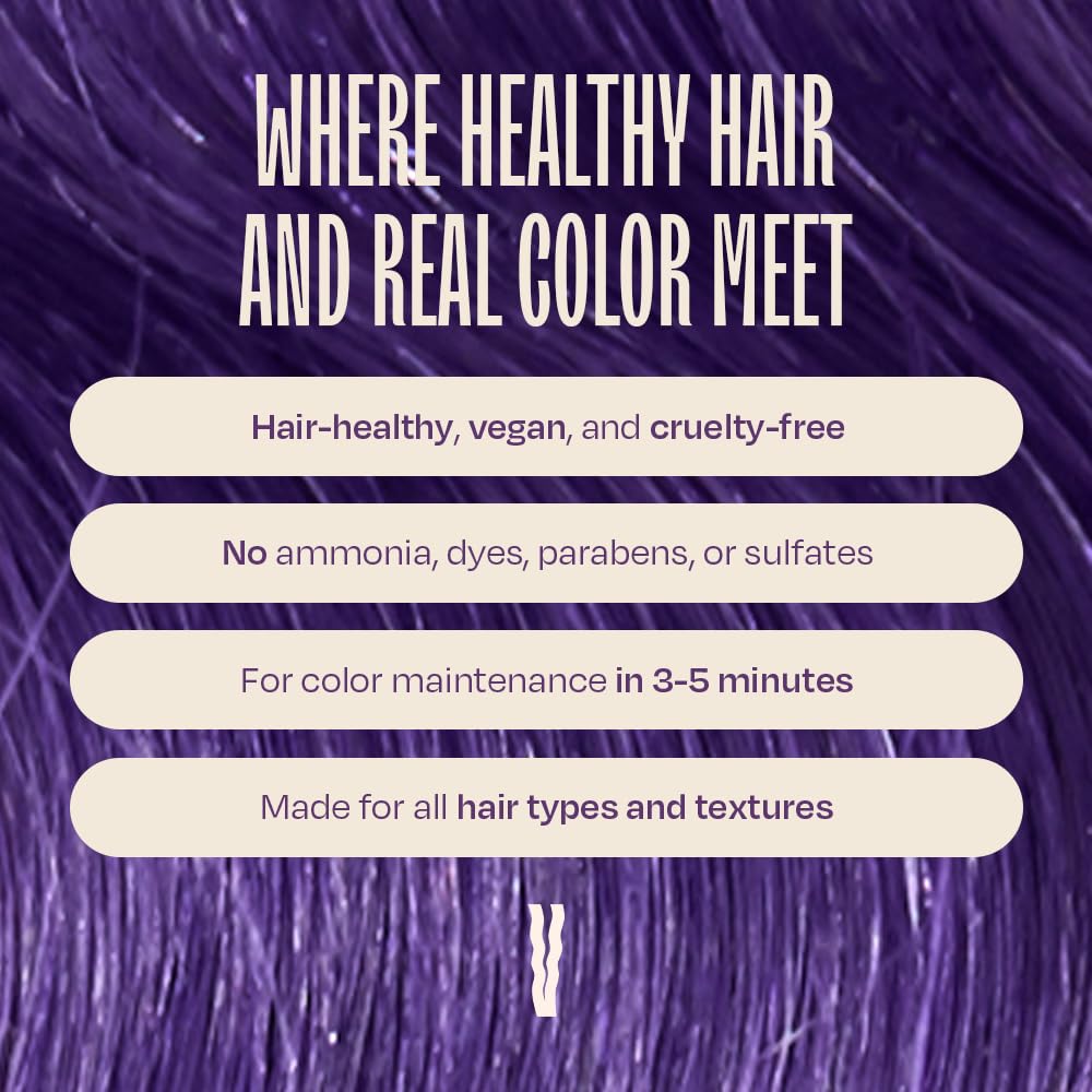 oVertone daily color depositing conditioner vegan cruelty-free bathroom setup