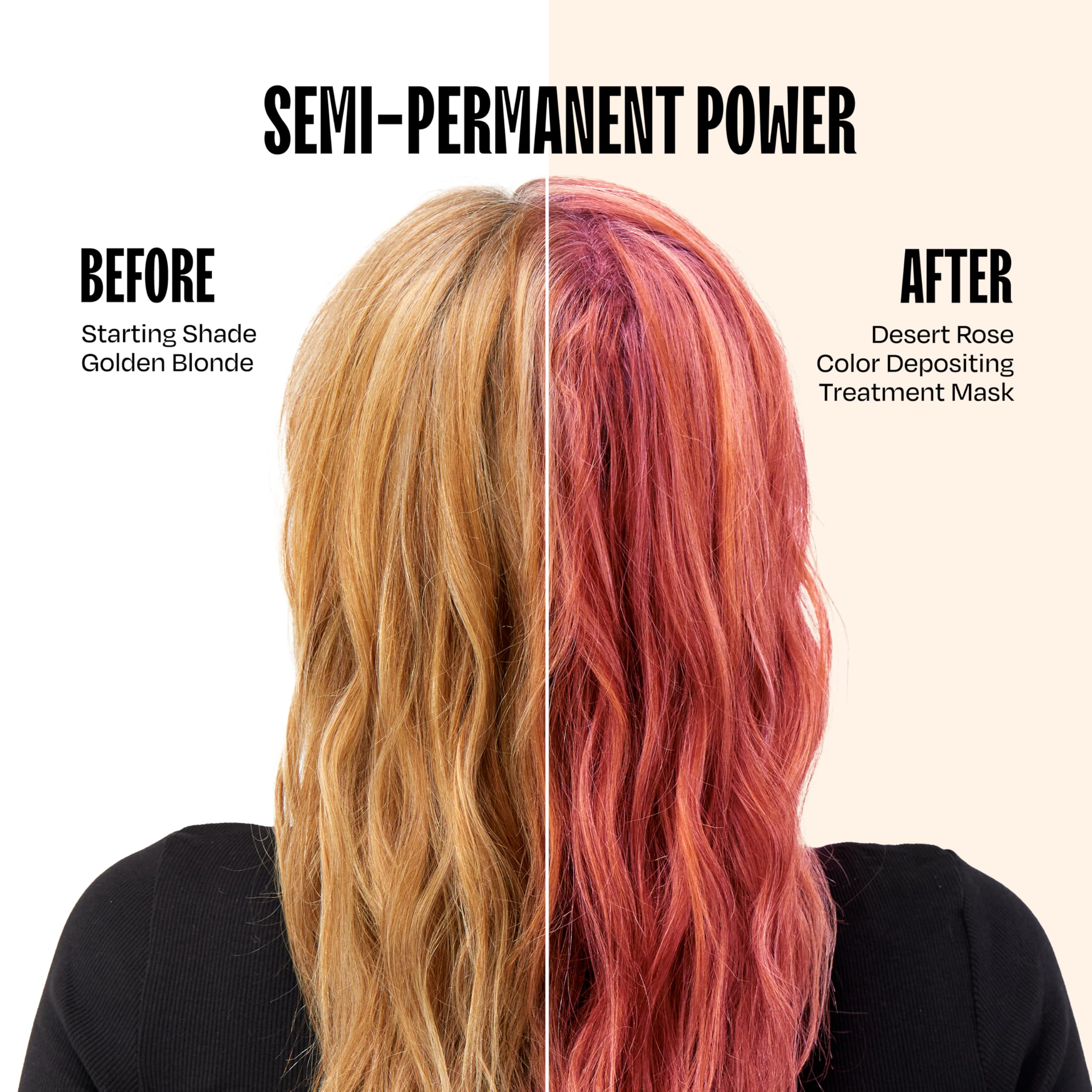 Overtone Desert Rose application closeup highlights smoothing moisture from shea and coconut oils