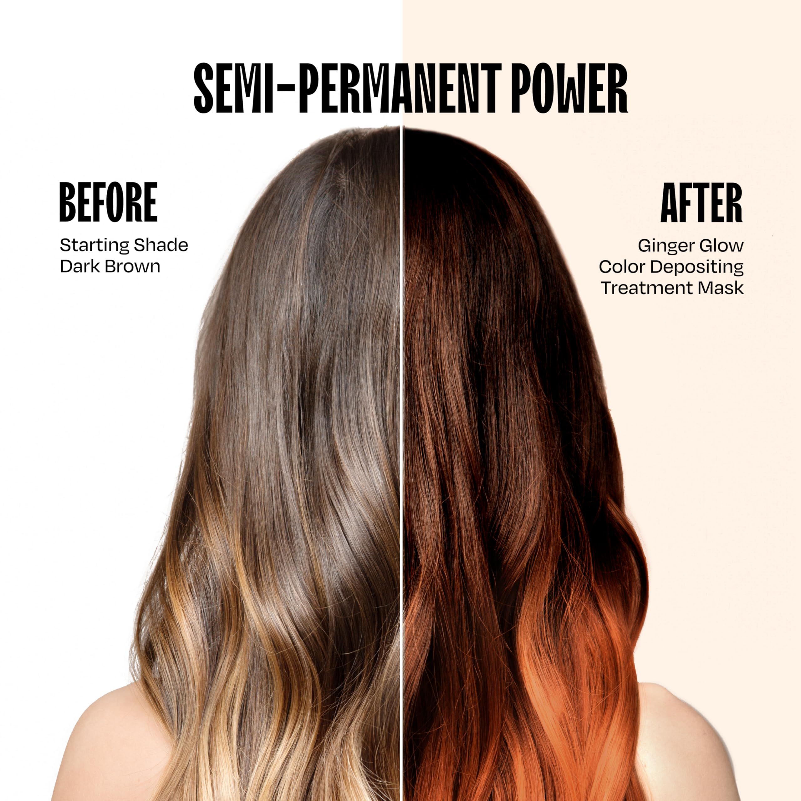 Overtone Ginger Glow works across color-treated and natural hair textures