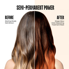 Overtone Ginger Glow works across color-treated and natural hair textures