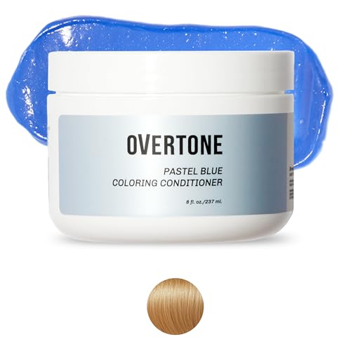 Overtone Glacier Mist jar closeup highlights deep conditioning with shea and coconut oils.