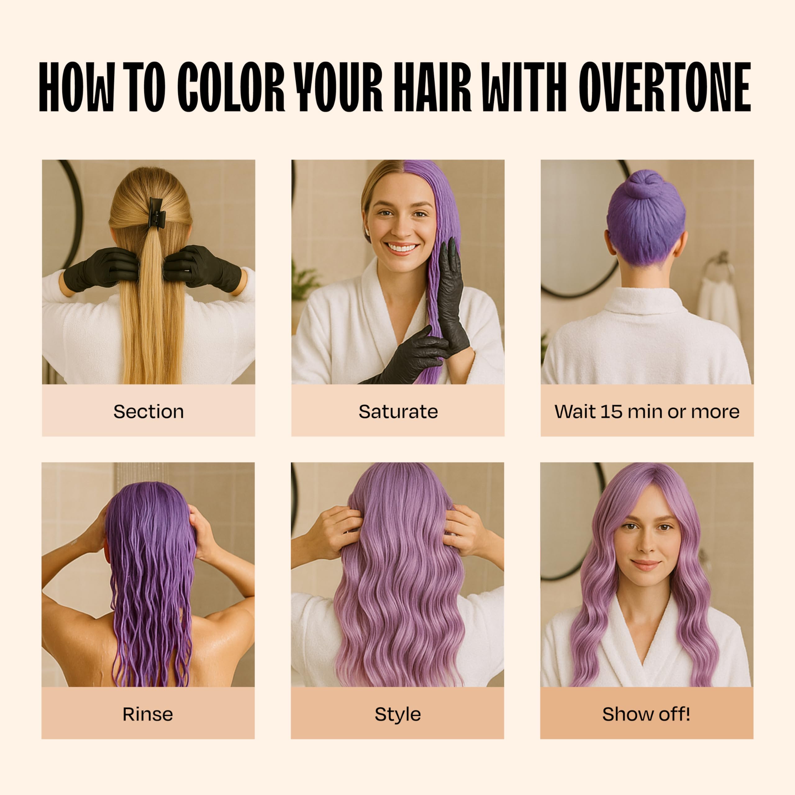 Vegan & cruelty-free symbol with Overtone Lilac Lotus packaging