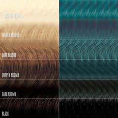 Overtone Midnight Teal hair mask during treatment delivering moisture and color