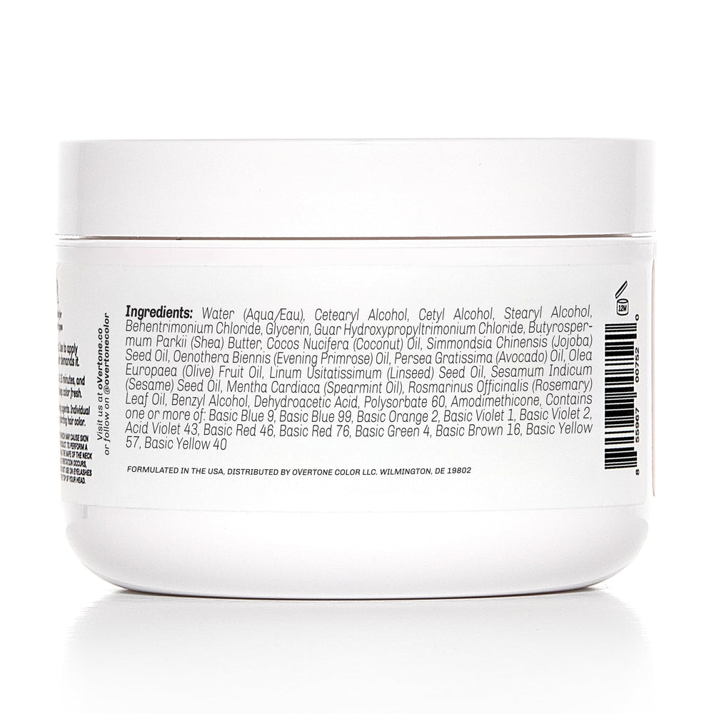 Overtone Pastel Majenta Morning application on dry hair before color deposit