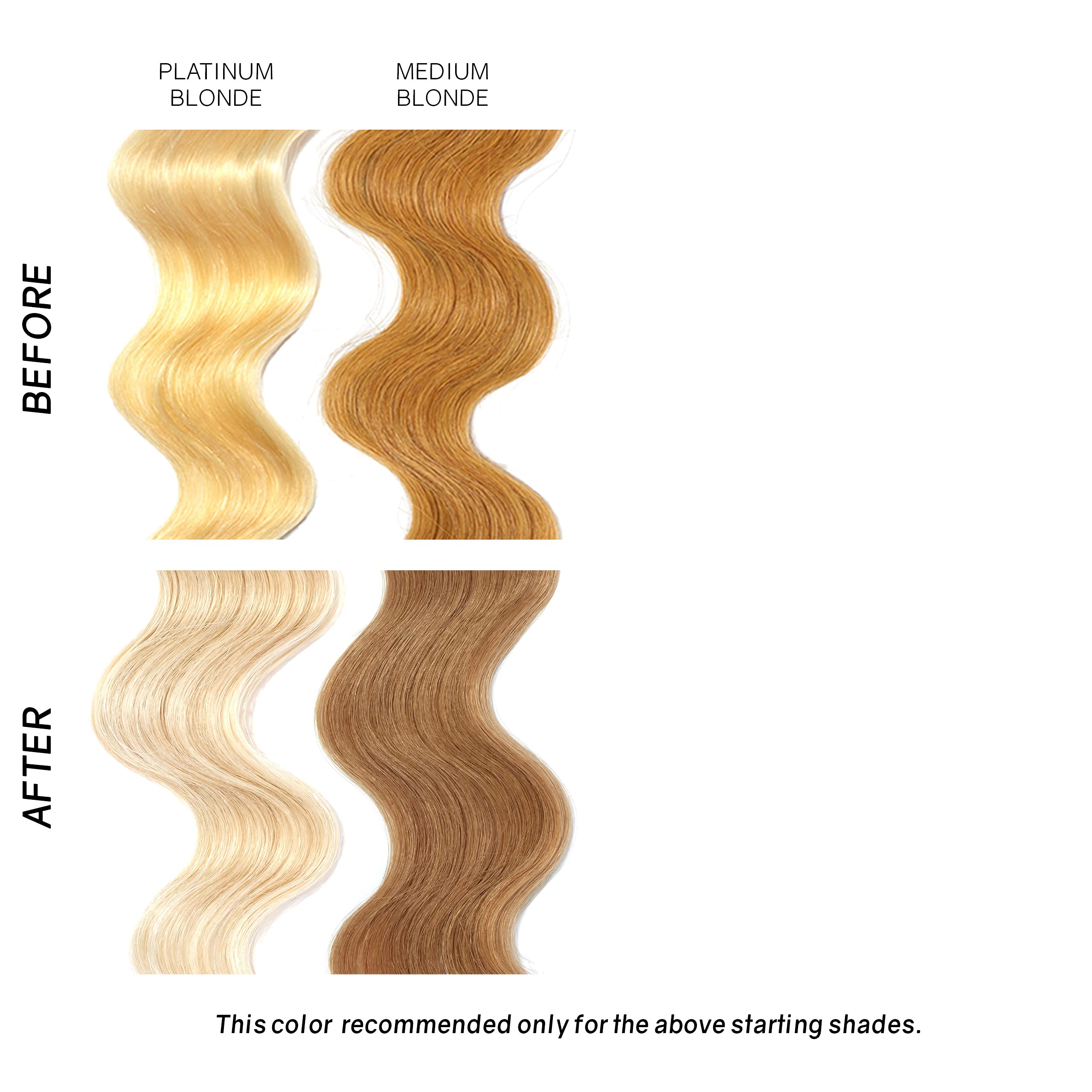 Overtone Purple Toning Conditioner after-use hair tone appears balanced