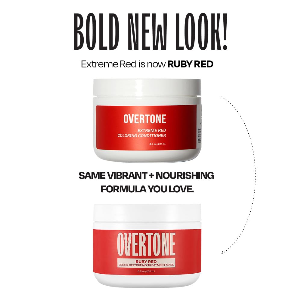 Overtone Ruby Red contains avocado, coconut, and shea for moisture